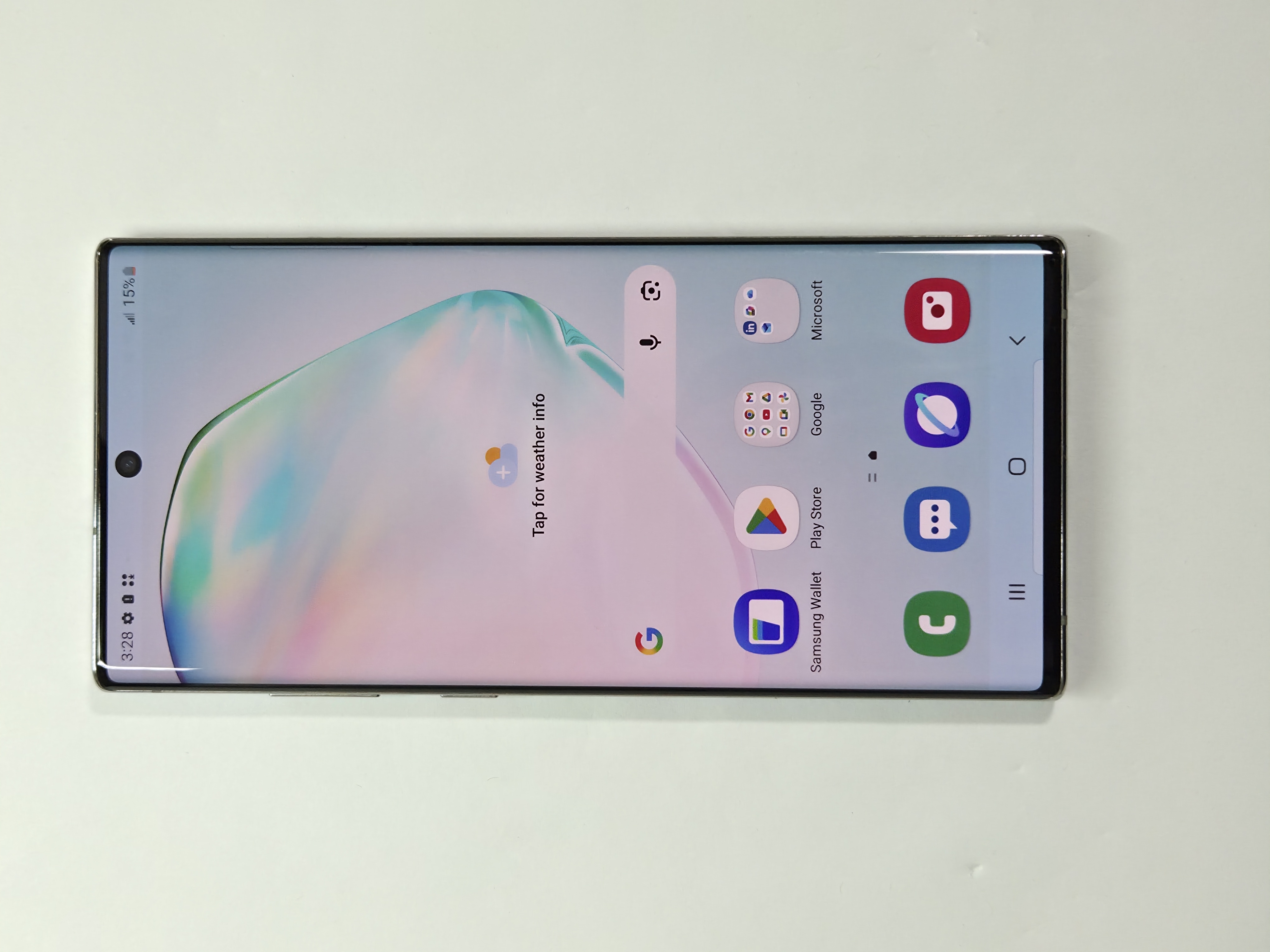 Galaxy Note 10 Plus 5G · Silver · 256GB · Used · Like New — photo 2 of 4
