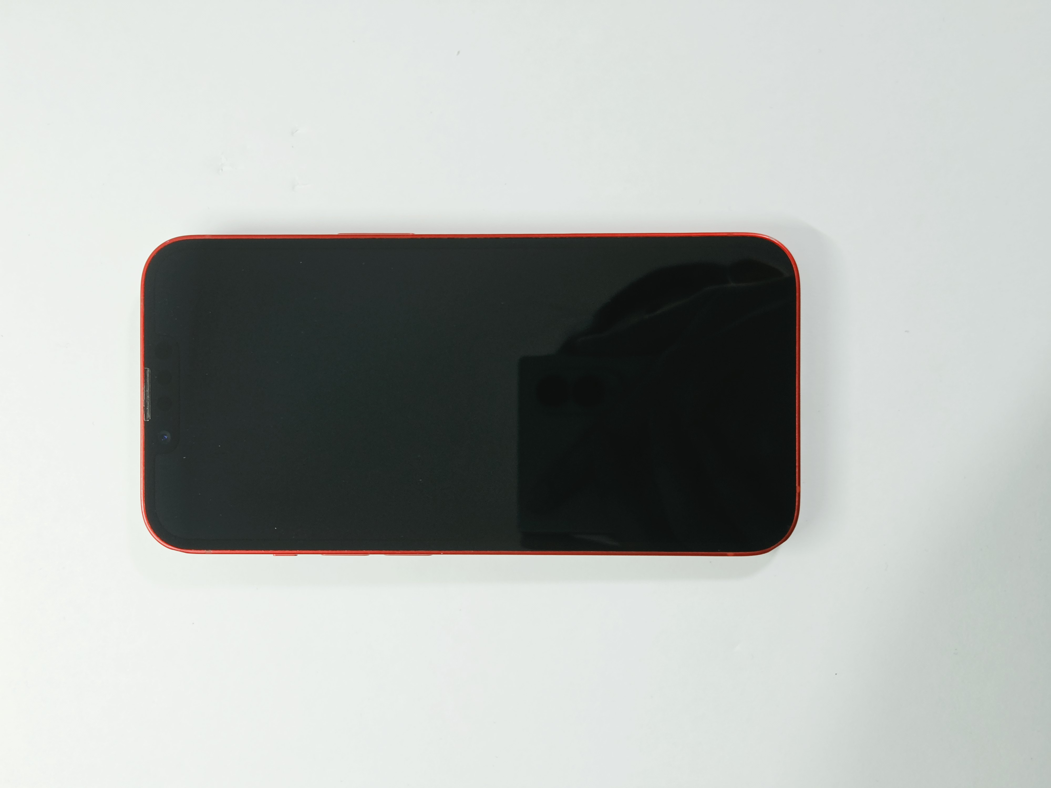 iPhone 14 · (PRODUCT)RED · 128 GB · Used · Like New · Battery Health: 100% · Refurbished — photo 4 of 4