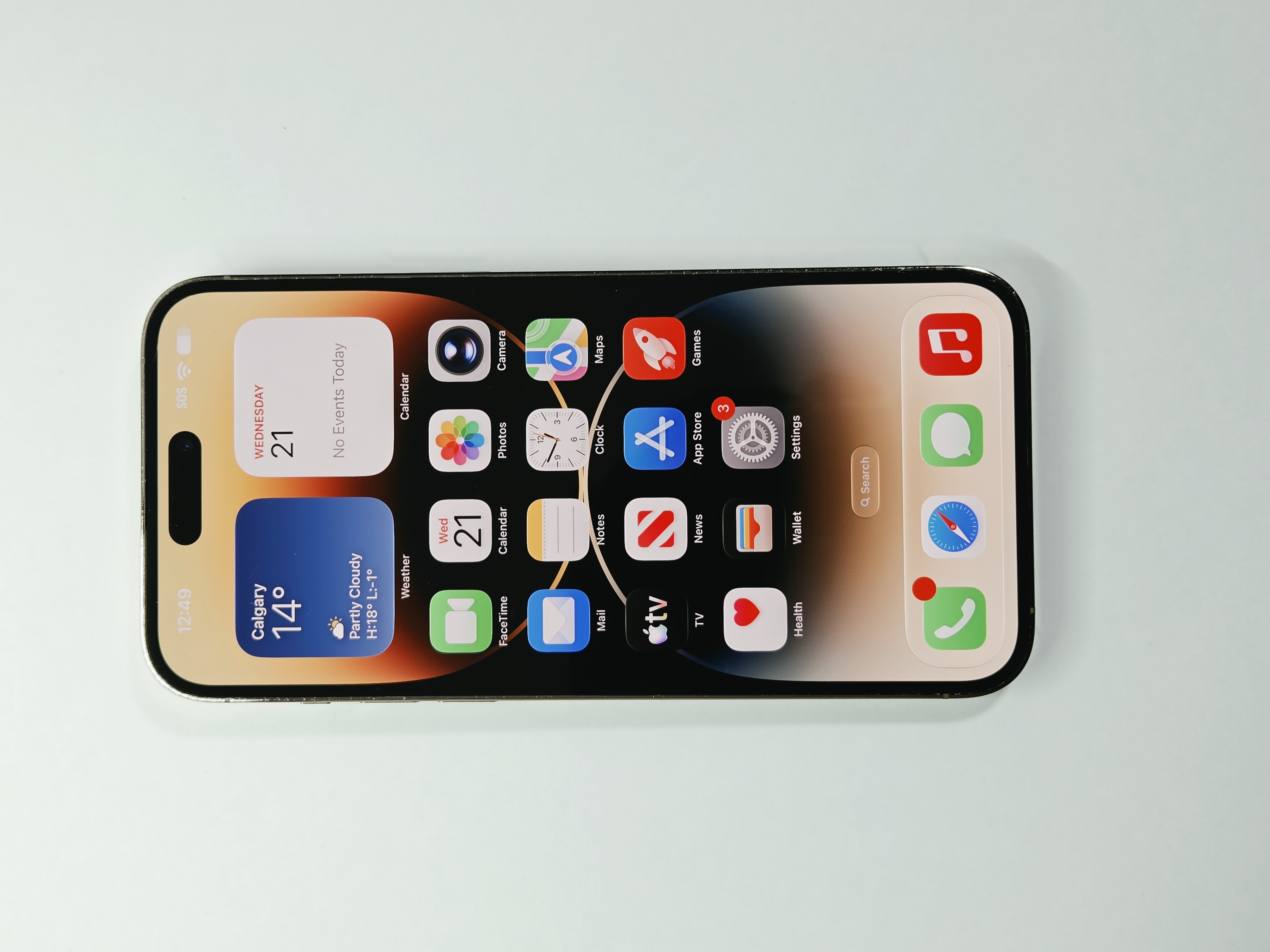 iPhone 14 Pro Max · Gold · 128 GB · Used · Good · Battery Health: 100% · Refurbished — photo 2 of 4