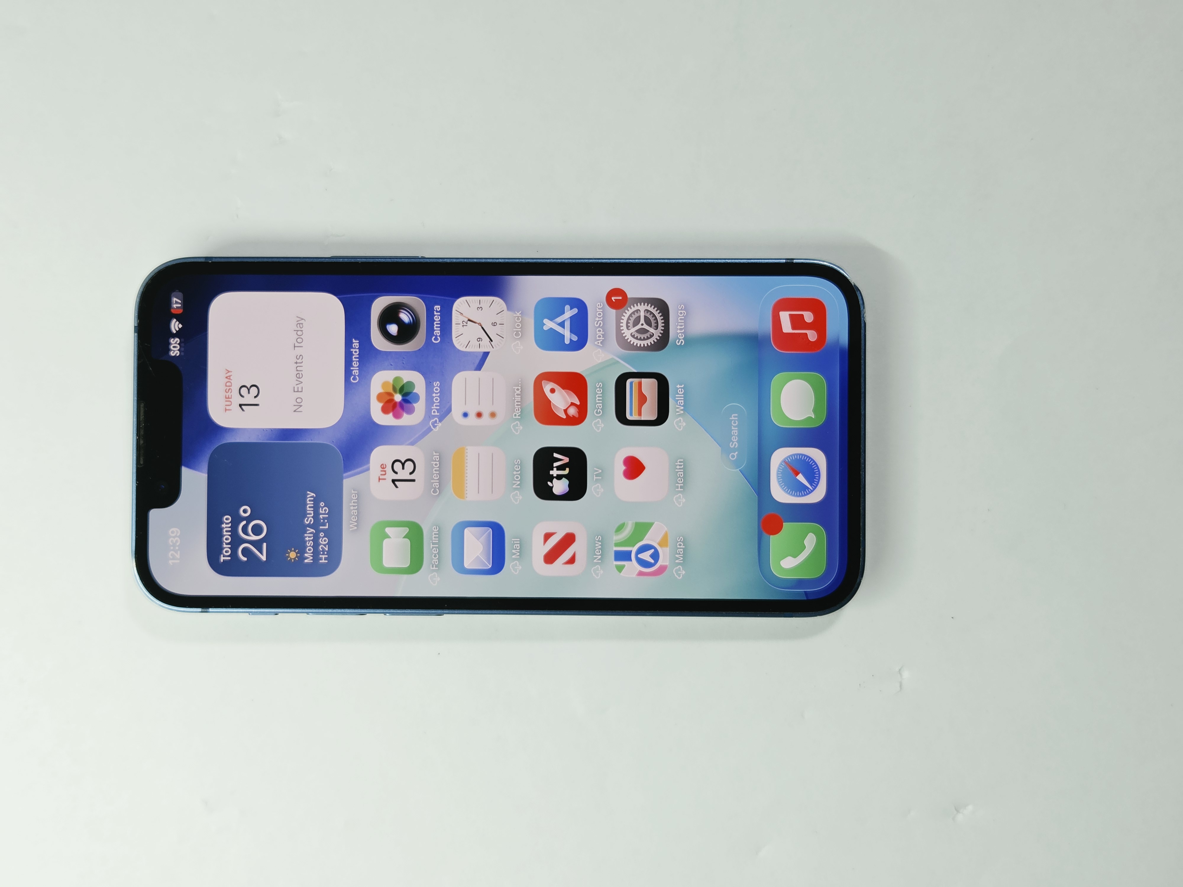 iPhone 13 mini · Blue · 128 GB · Used · Good · Battery Health: 87% — photo 2 of 4