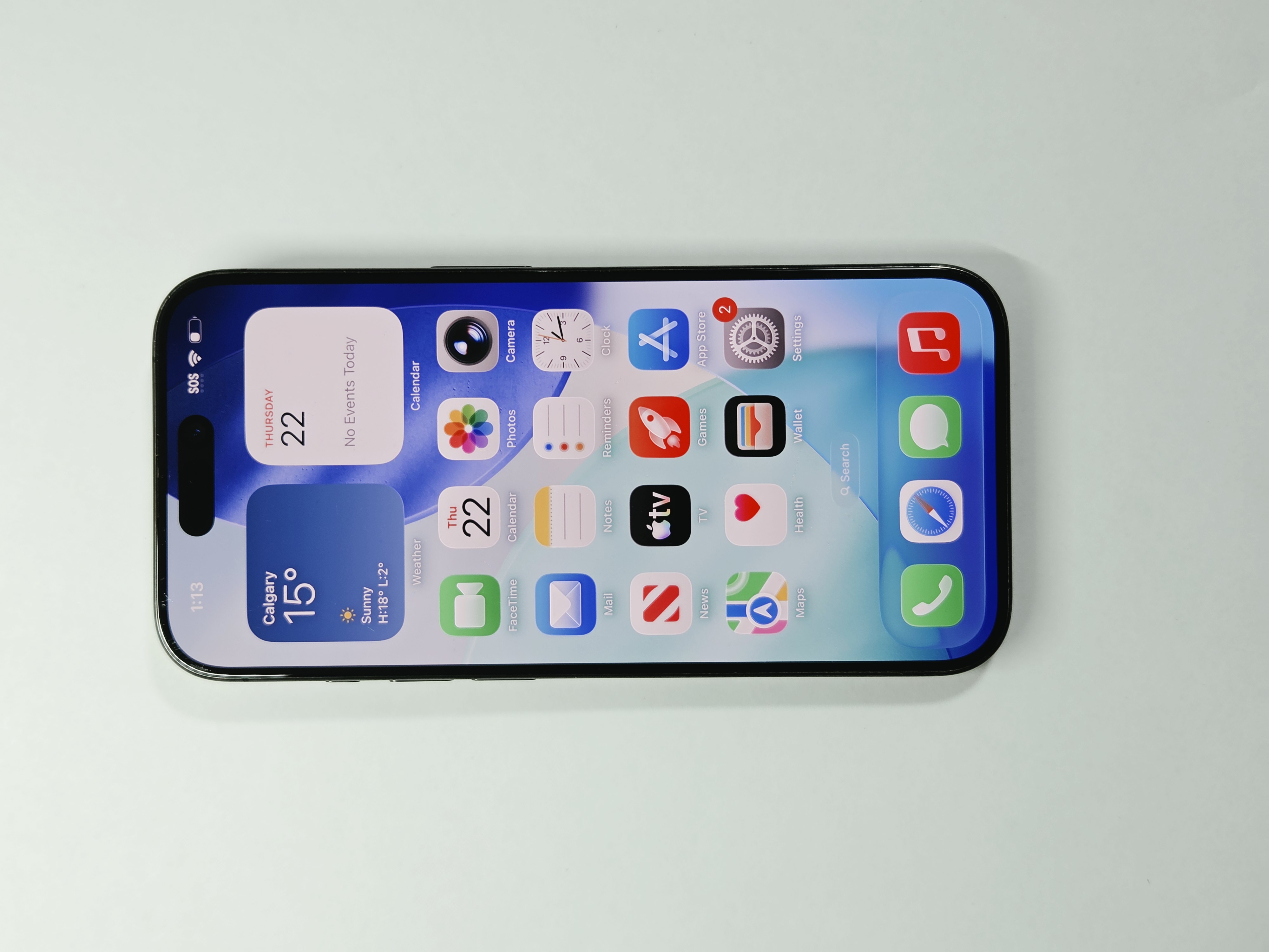 iPhone 15 Pro · Black Titanium · 256 GB · Used · Excellent · Battery Health: 85% — photo 2 of 4