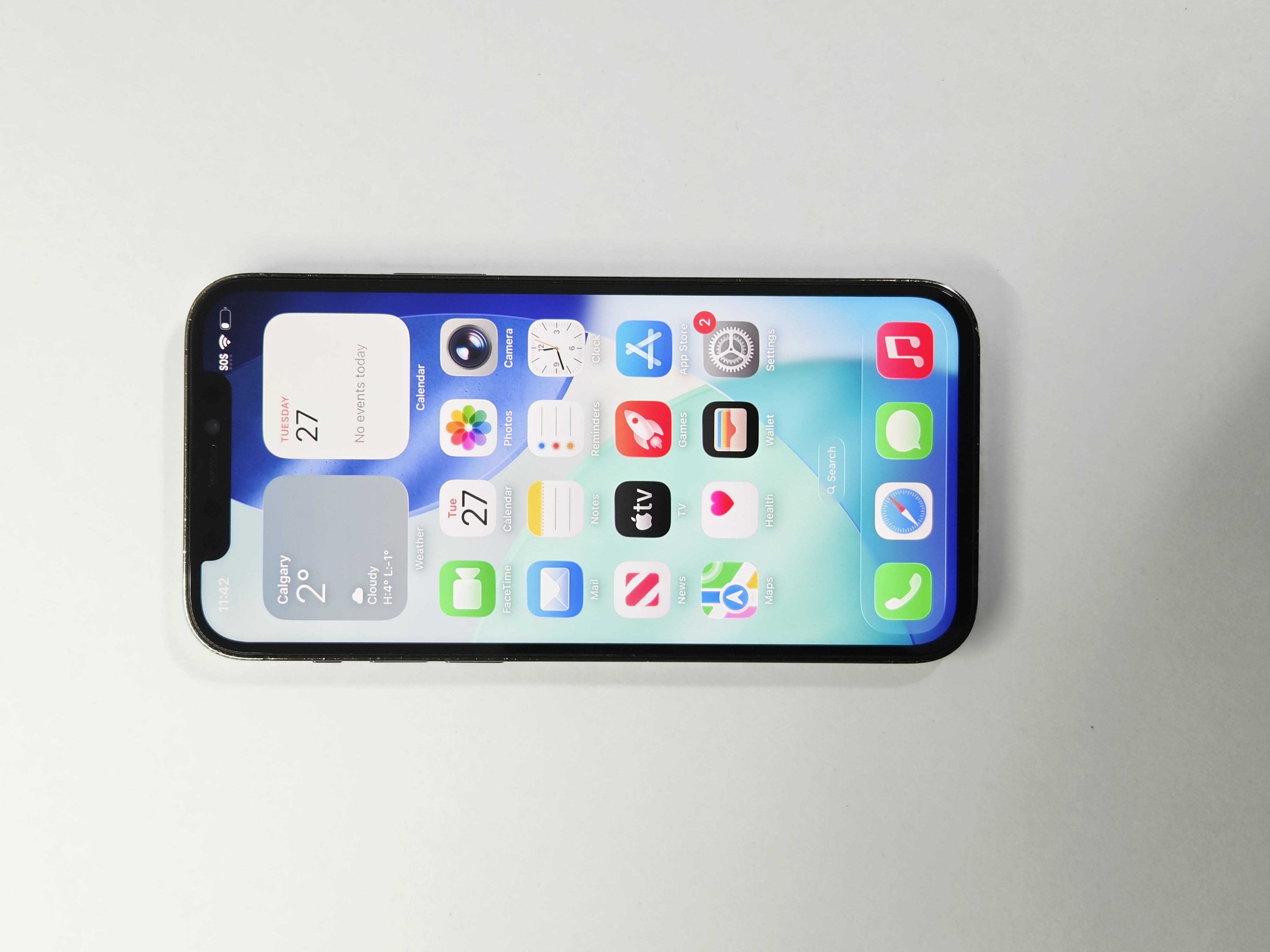 iPhone 12 Pro · Pacific Blue · 128 GB · Used · Excellent · Battery Health: 89% · Refurbished — photo 2 of 4