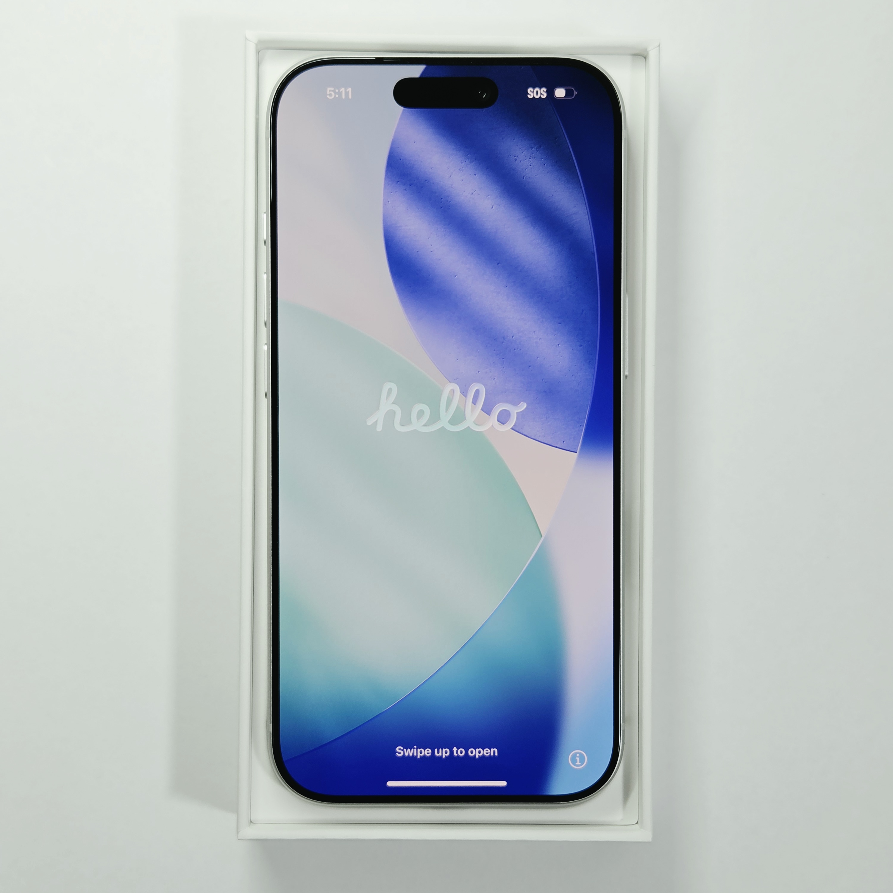 iPhone 17 Pro · Silver · 512 GB · New · Battery Health: 100% — photo 2 of 2
