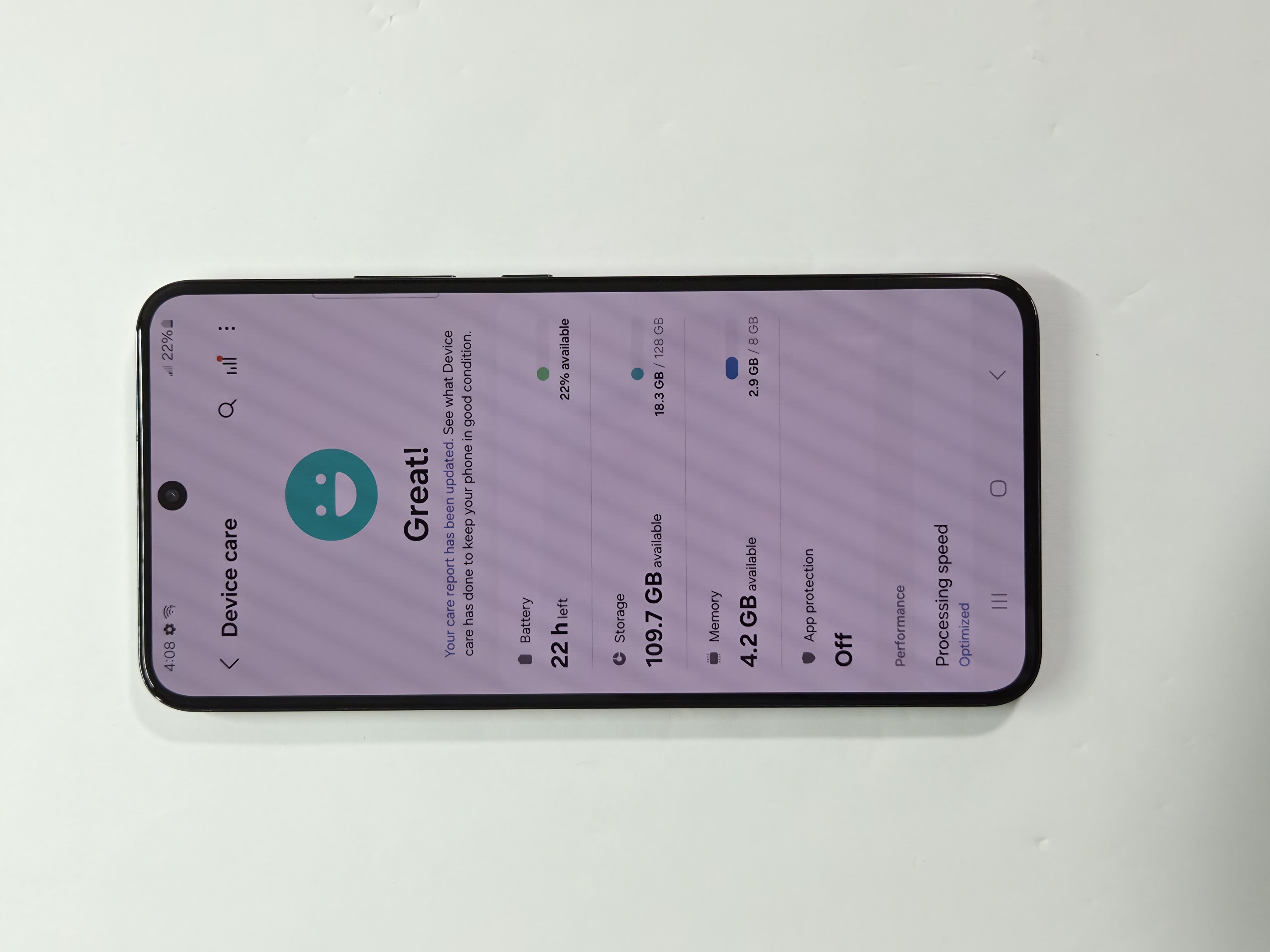 Galaxy S22+ 5G · Black · 128GB · Used · Like New · Refurbished — photo 3 of 4