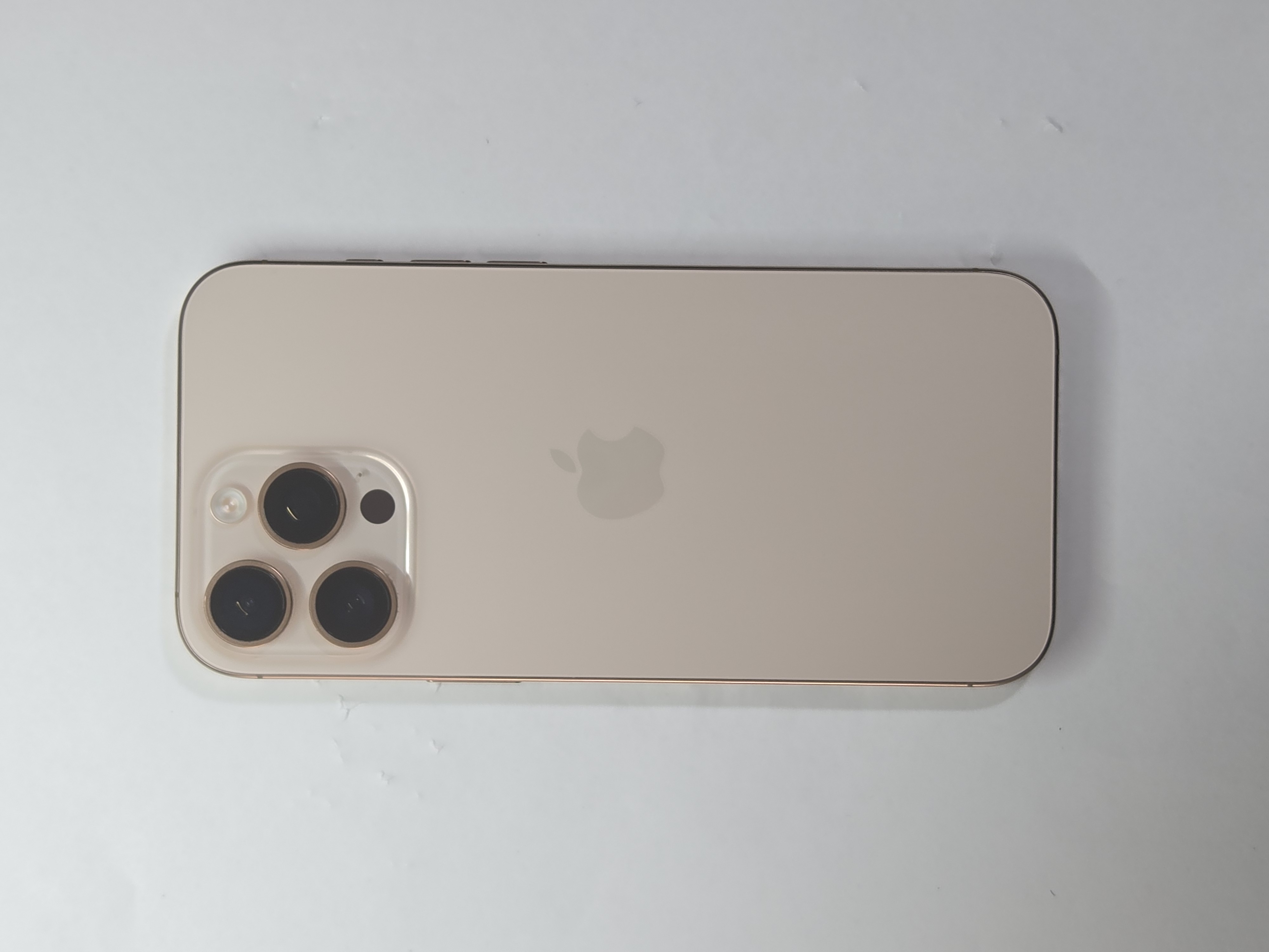 iPhone 16 Pro Max · Desert Titanium · 512 GB · Used · Like New · Battery Health: 100% · Previous Repairs — photo 1 of 4