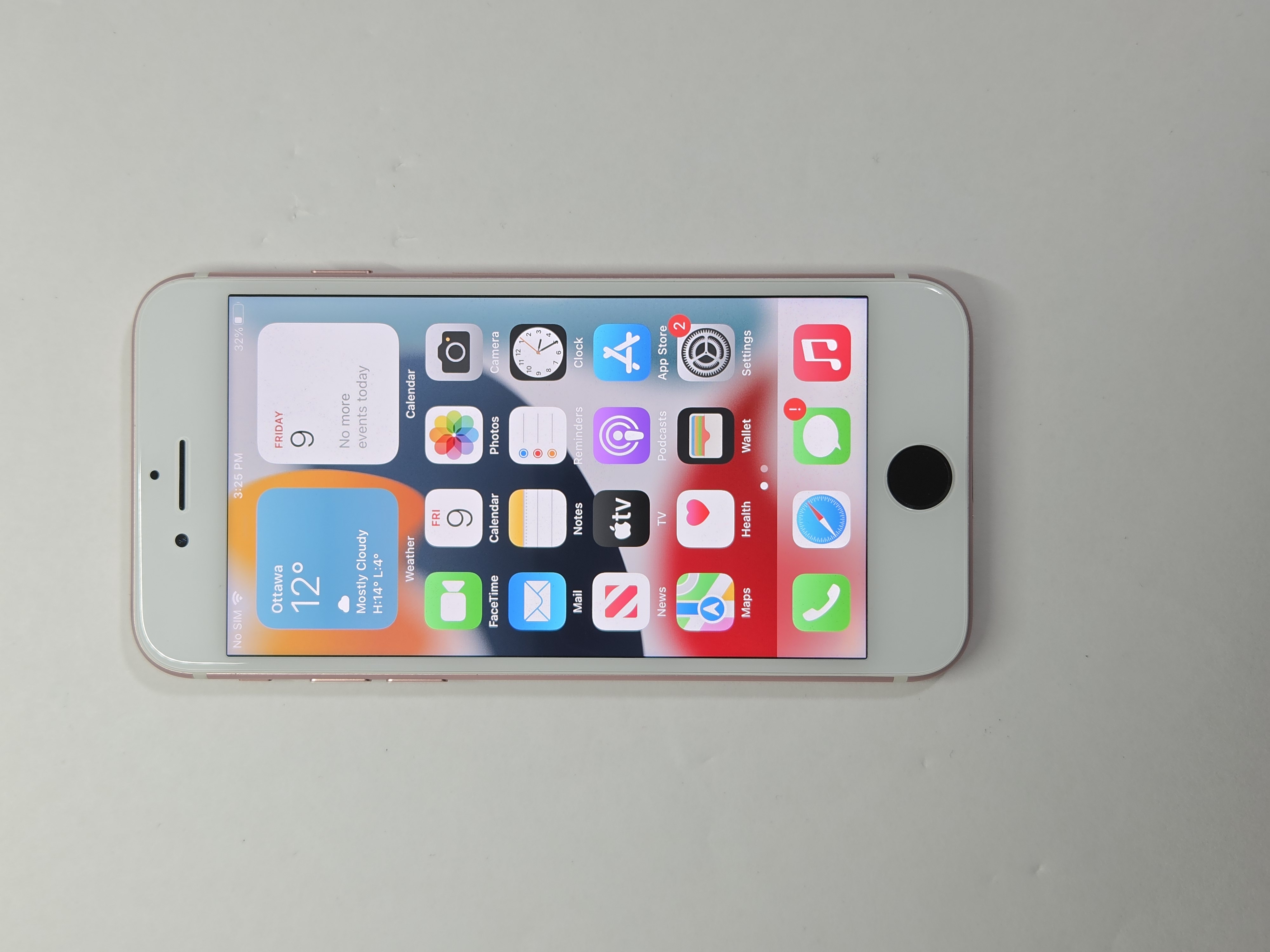 iPhone 7 · Rose Gold · 128 GB · Used · Excellent · Battery Health: 100% · Refurbished — photo 2 of 4