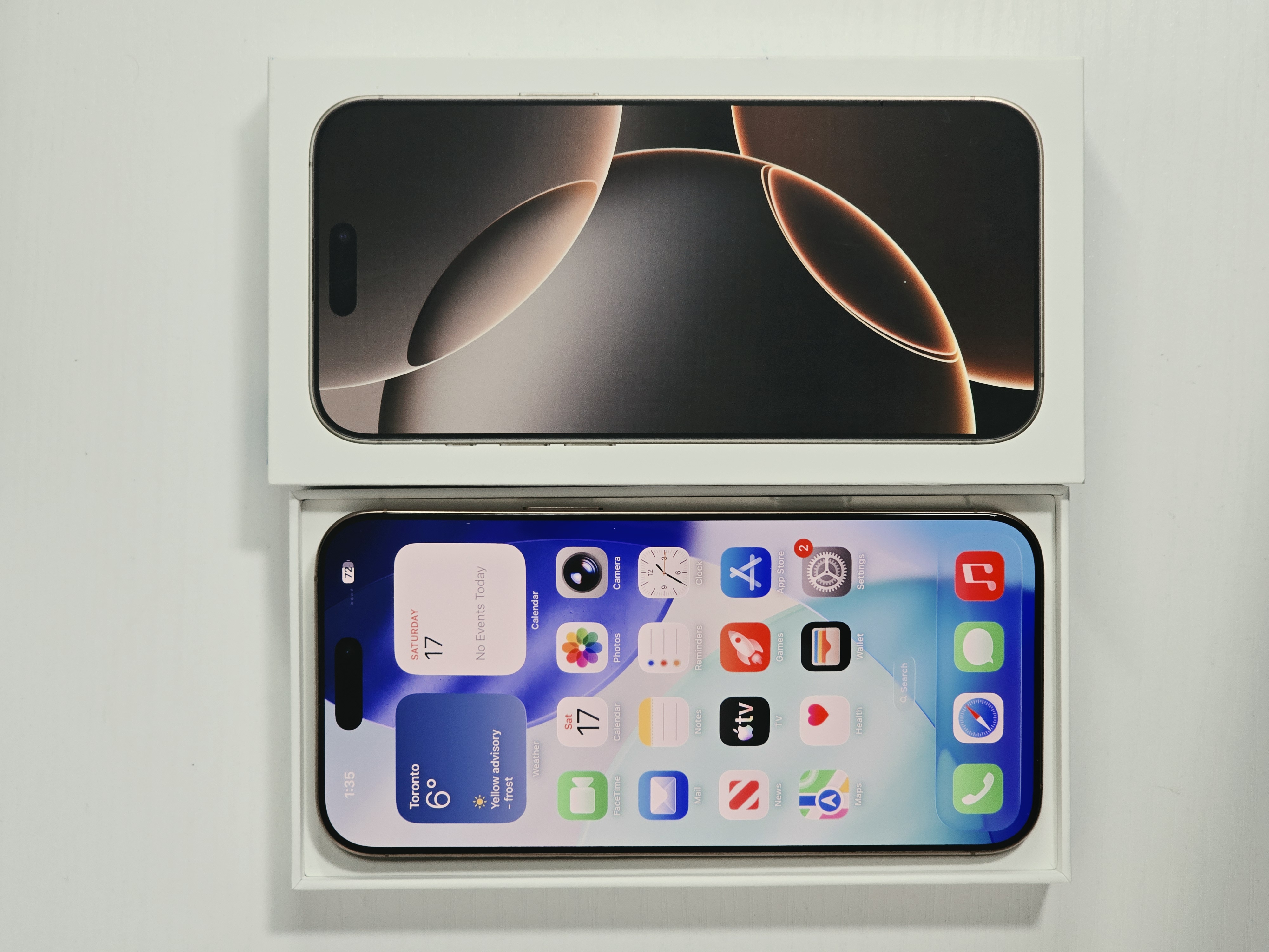 iPhone 16 Pro Max · Desert Titanium · 256 GB · Used · Like New · Battery Health: 88% — photo 3 of 4