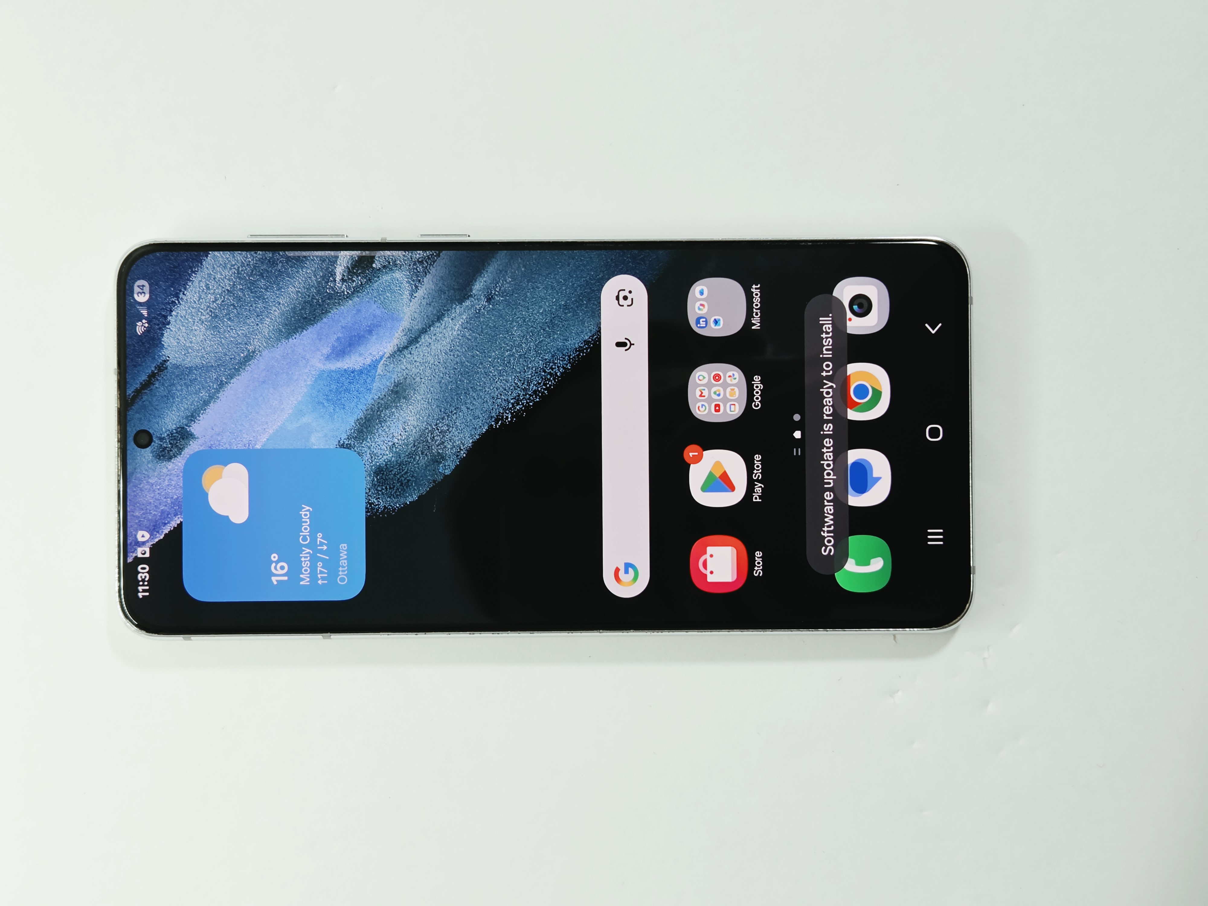 S21+ 5G · Silver · 128 GB · Used · Excellent — photo 2 of 4